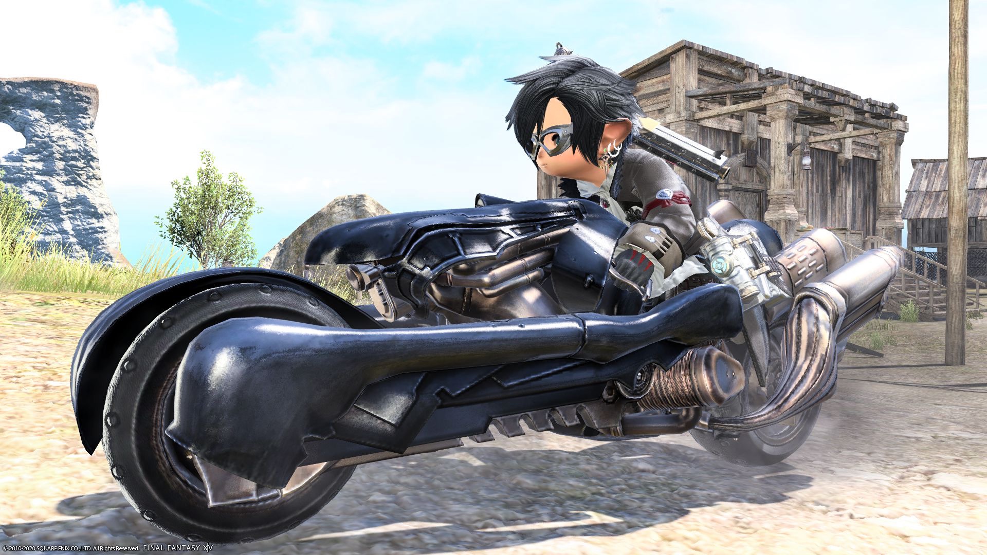 最初から移動速度が速いFF7クラウドのバイク『SDSフェンリル』 【FF14】Norirow Note