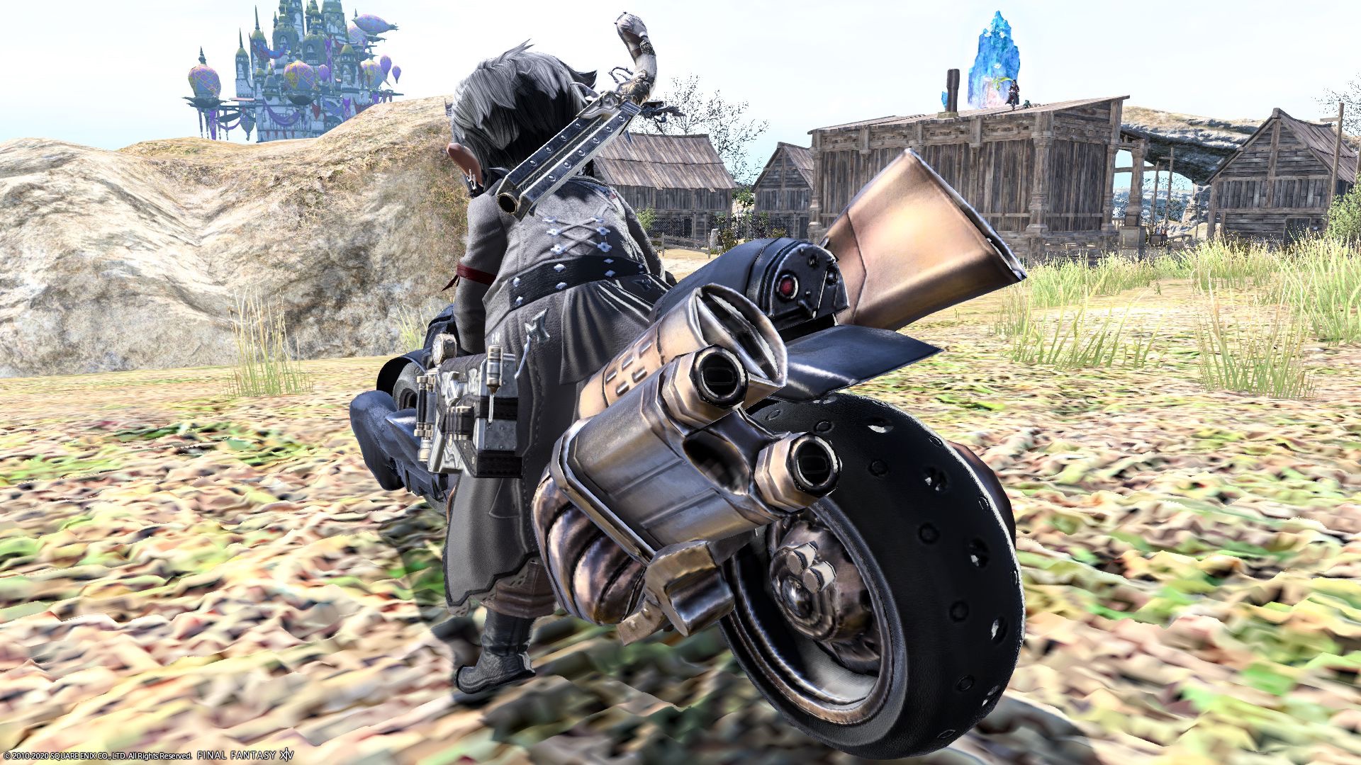 最初から移動速度が速いFF7クラウドのバイク『SDSフェンリル』 【FF14】Norirow Note