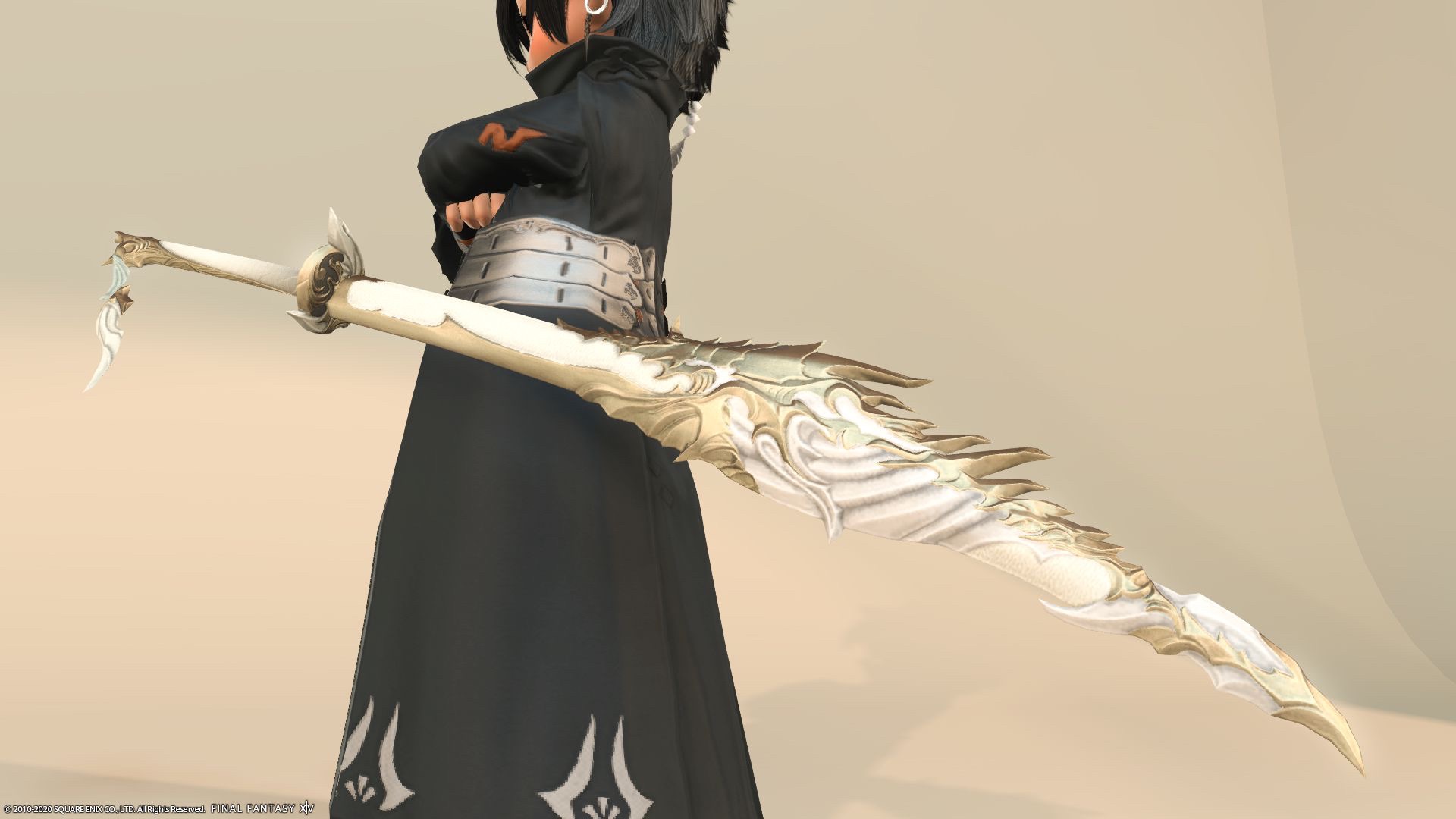 A sword that glows with feathers and bubbles, a mysterious