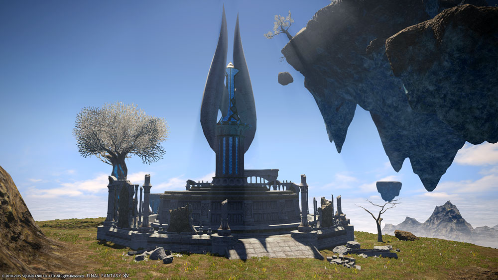 ランドロード像（ドラヴァニア雲海） 観光ガイド FF14 エオルゼア冒険譚