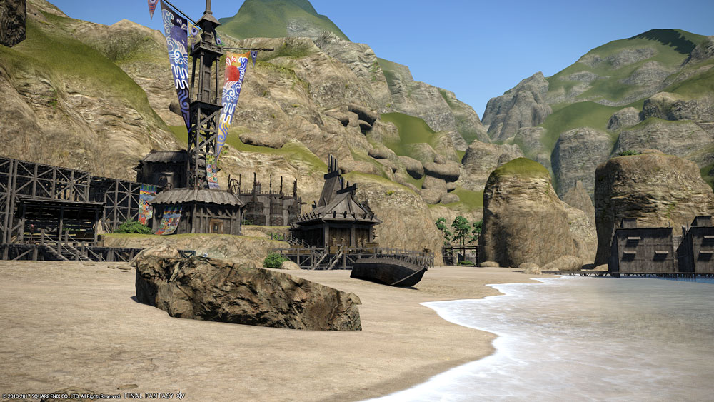 イサリ村（紅玉海） 観光ガイド FF14 エオルゼア冒険譚