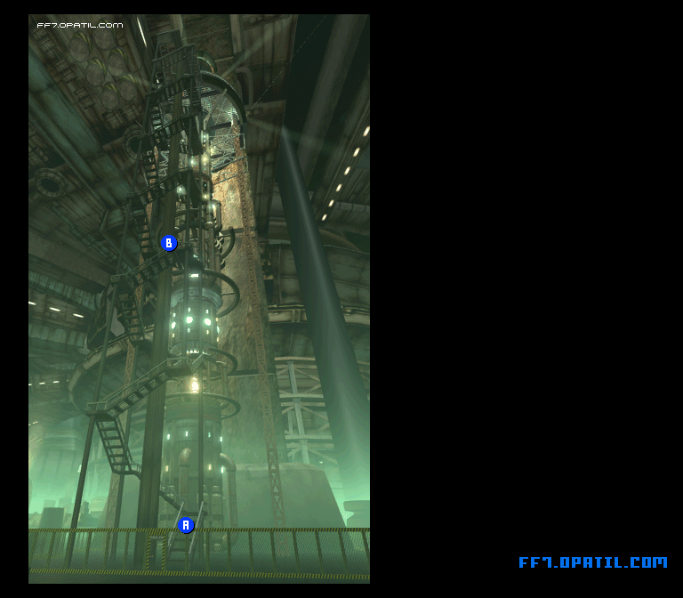 Sector 7 Plate Support Map FF7 All Location Maps FF7 Walkthrough