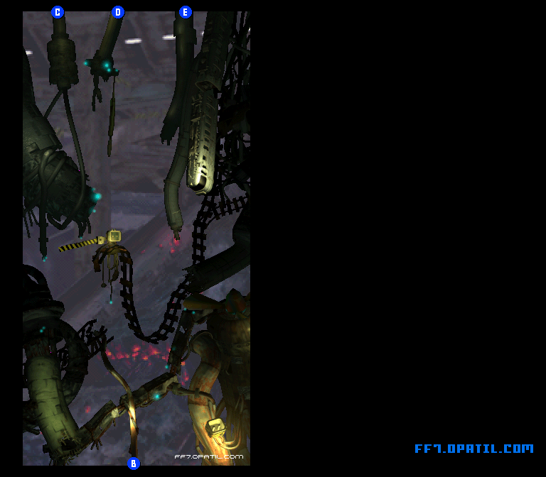 Sector 7 Plate Section Map FF7 All Location Maps FF7 Walkthrough