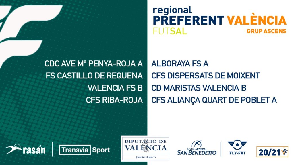 Grupos y calendarios de la segunda fase de Regional Preferente de