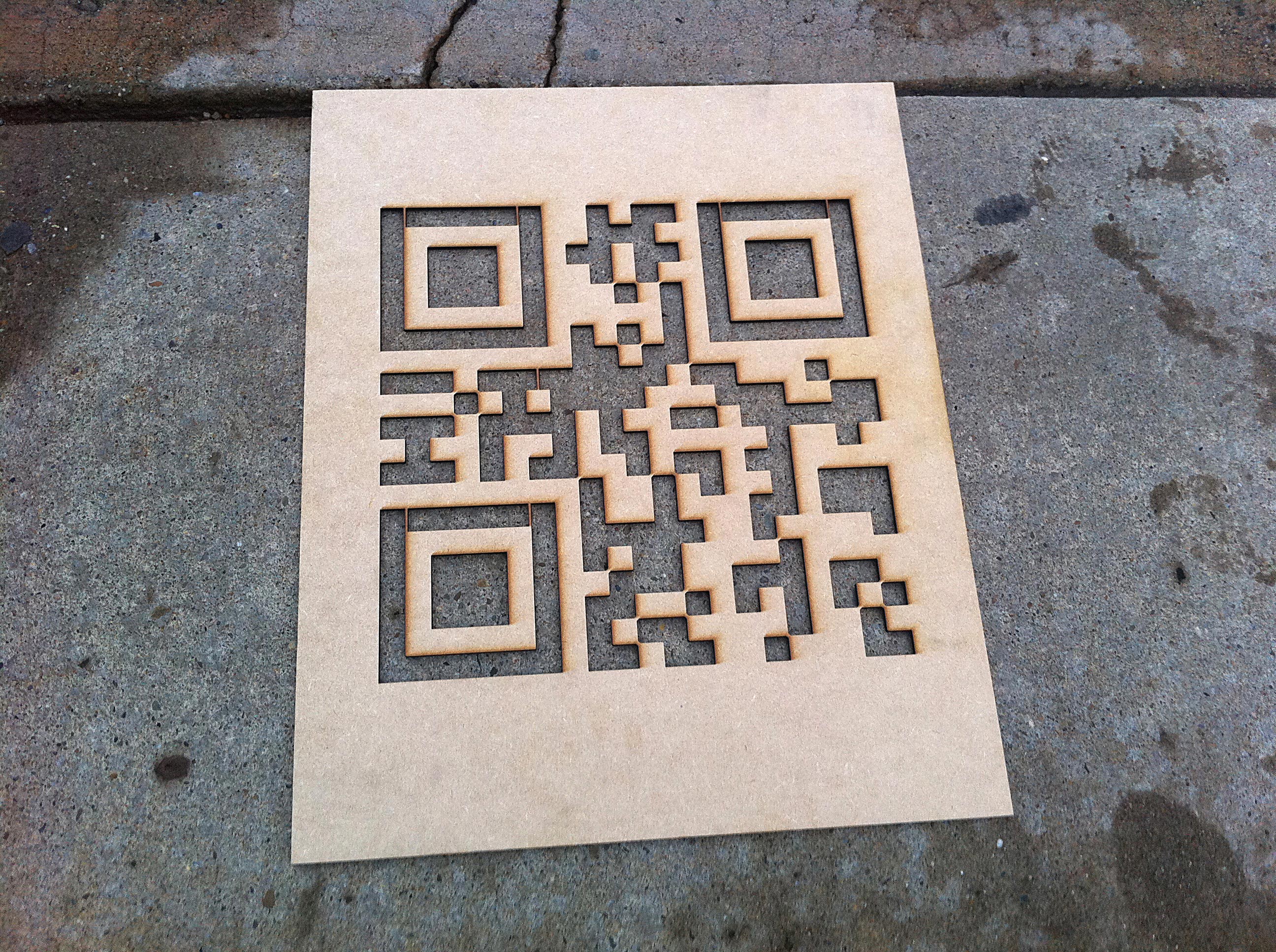 QR Code Stencil Generator and QR Hobo Codes F.A.T.