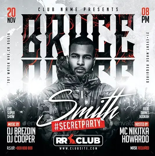 Hip Hop Music Instagram Template FFFlyer