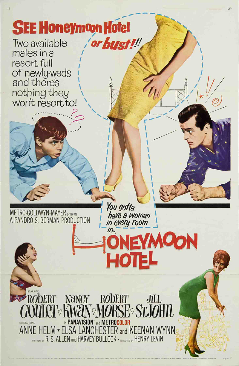 Honeymoon Hotel 1964 Original Movie Poster FFF04311