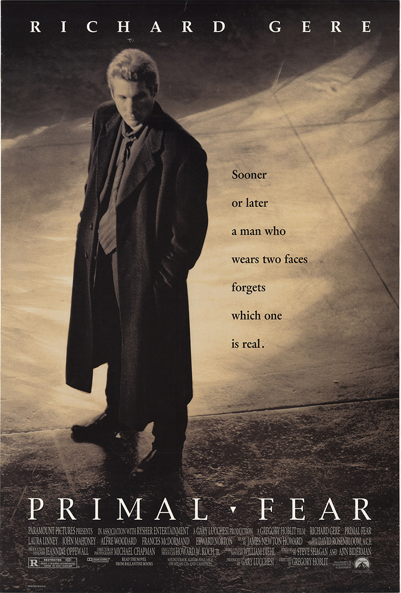 Primal Fear 1995 Original Movie Poster FFF47891