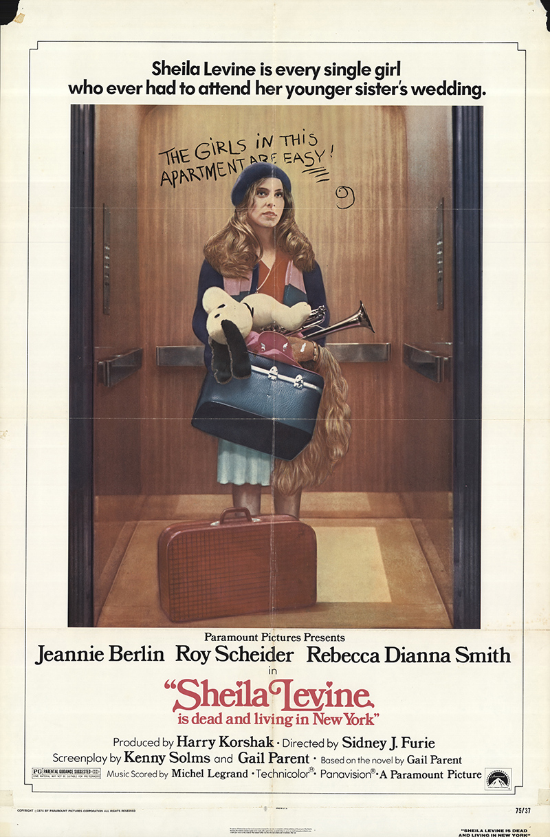 Sheila Levine Is Dead and Living in New York 1975 Original Movie Poster