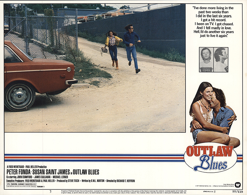 Outlaw Blues 1977 Original Lobby Card FFF58875