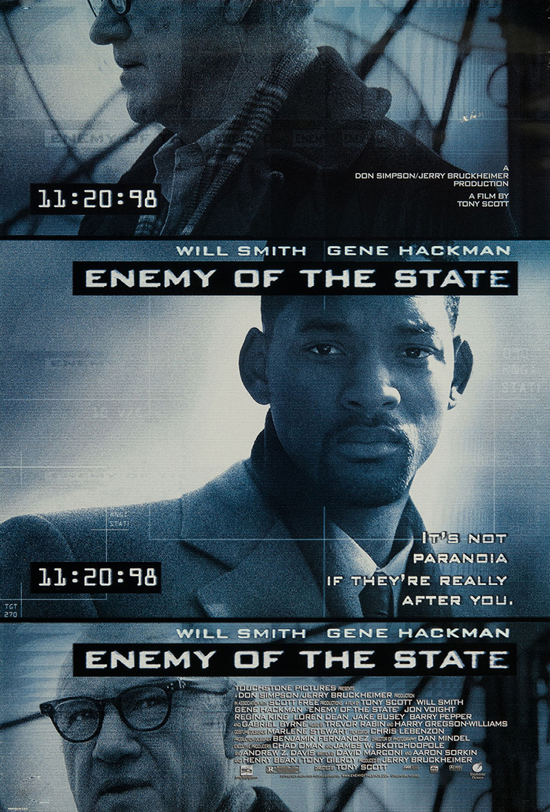 Enemy of the State 1998 Original Movie Poster FFF07190