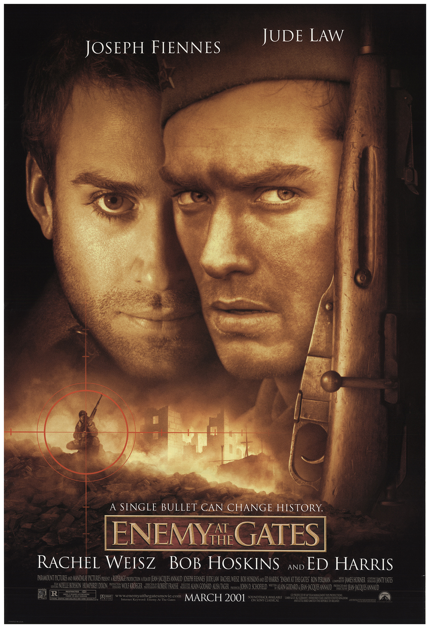 Enemy at the Gates 2001 Original Movie Poster FFF73754