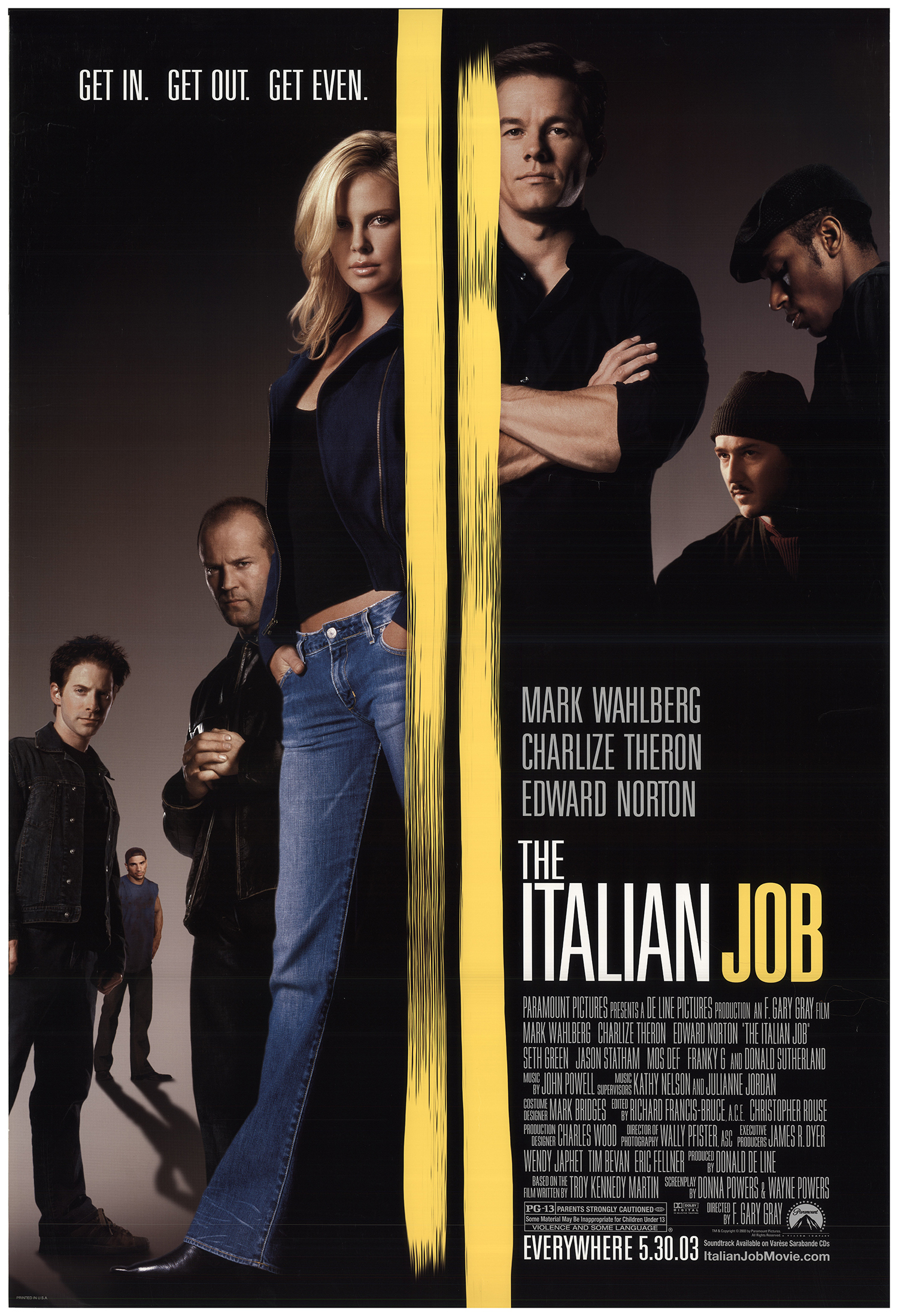 Italian Job, The 2003 Original Movie Poster #Fff-74420 | Fffmovieposters.com 2198_x_1500_jpg