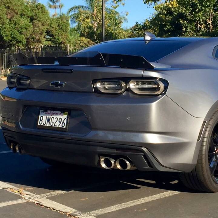 ZL1 Addons 20192020 Chevrolet Camaro SS Wicker Bill (Rear View Camera