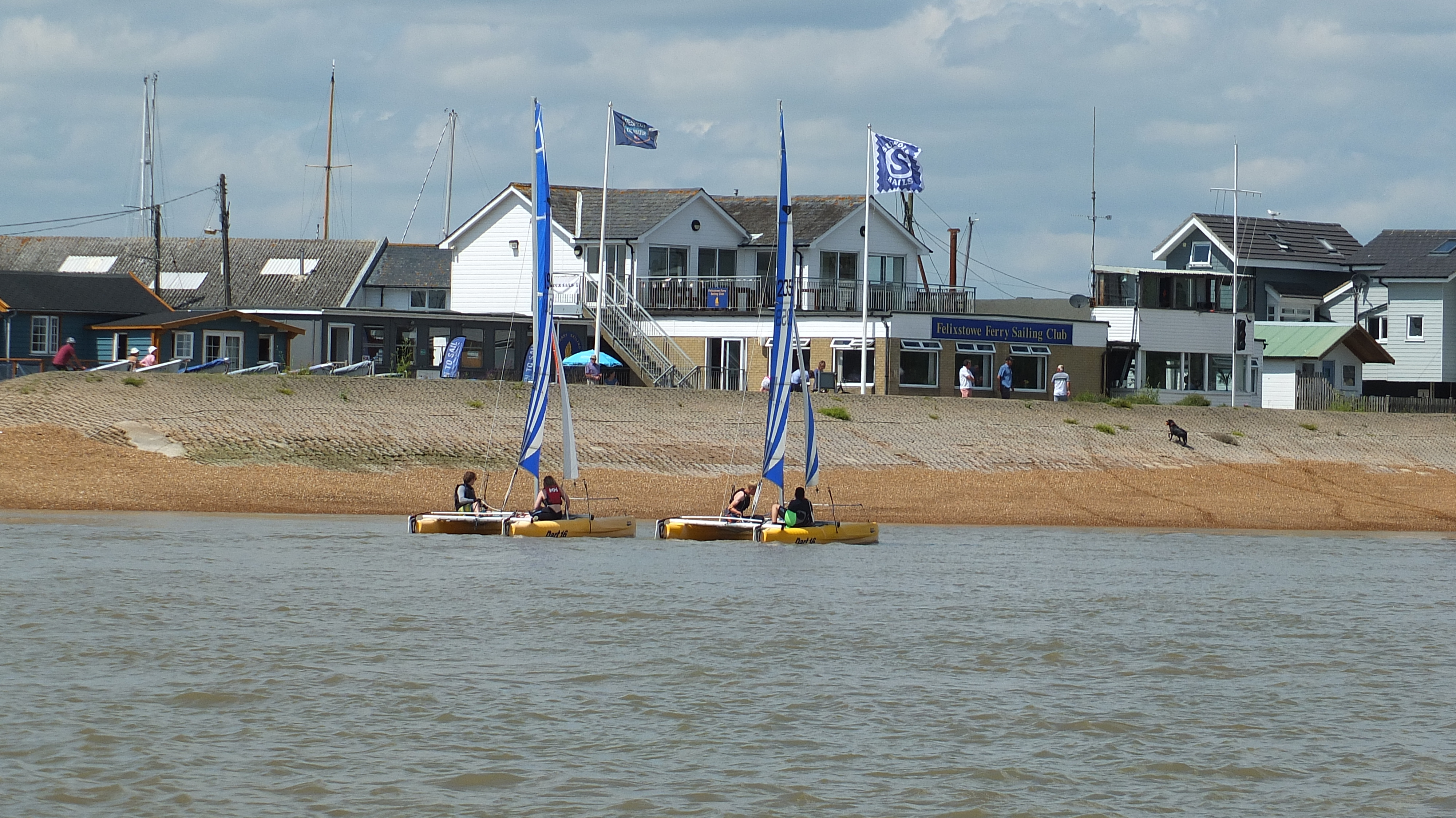 Sailing at Felixstowe Ferry Felixstowe Ferry Sailing Club