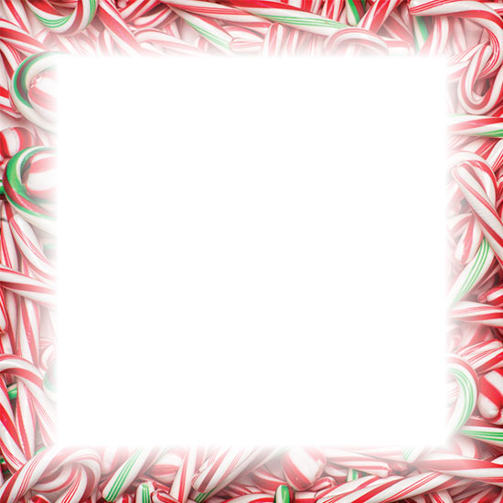 Free Christmas Candy Cane Borders Clipart Frames