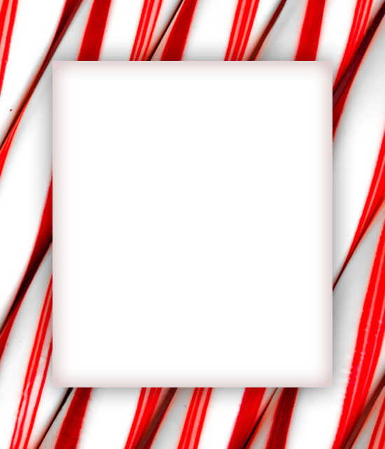 Free Christmas Candy Cane Borders Clipart Frames