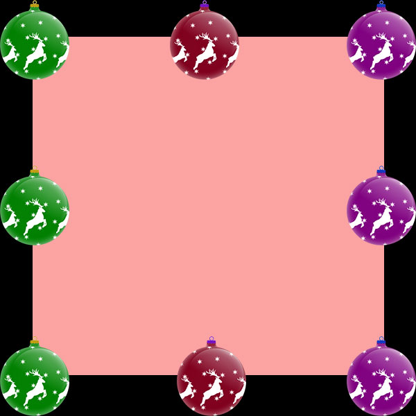 Free Christmas Ornament Borders