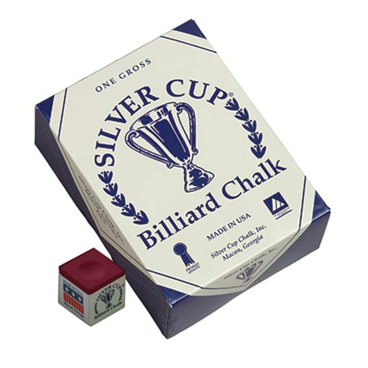 Silver Cup Chalk Burgundy 144 Box