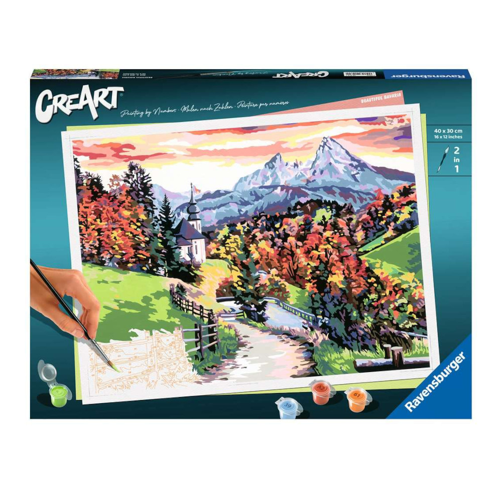 Ravensburger CreArt Beautiful Bavaria Paint by Numbers Set