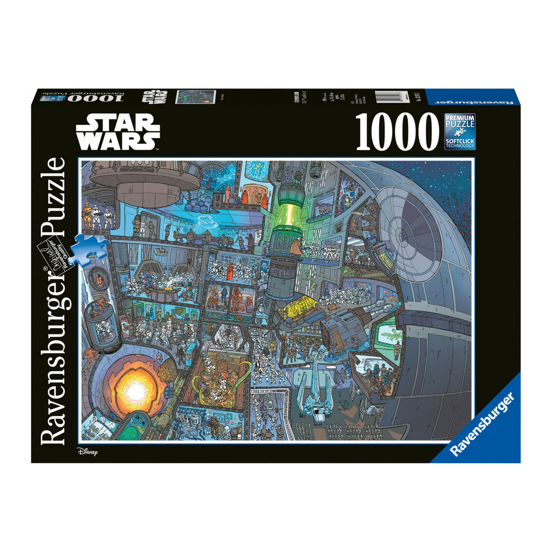 Ravensburger Star Wars Where's Wookie 1000 Piece Jigsaw Puzzle (12000452)