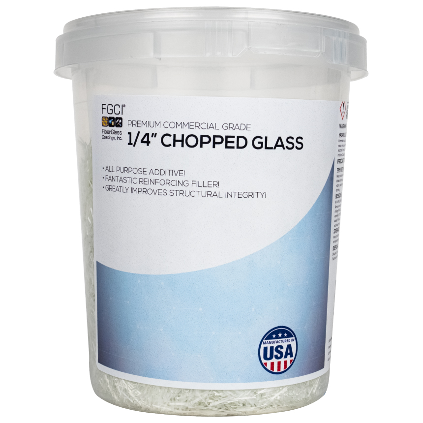 ¼” Fiberglass Chopped Strand Mat Composite Resin Filling FGCI