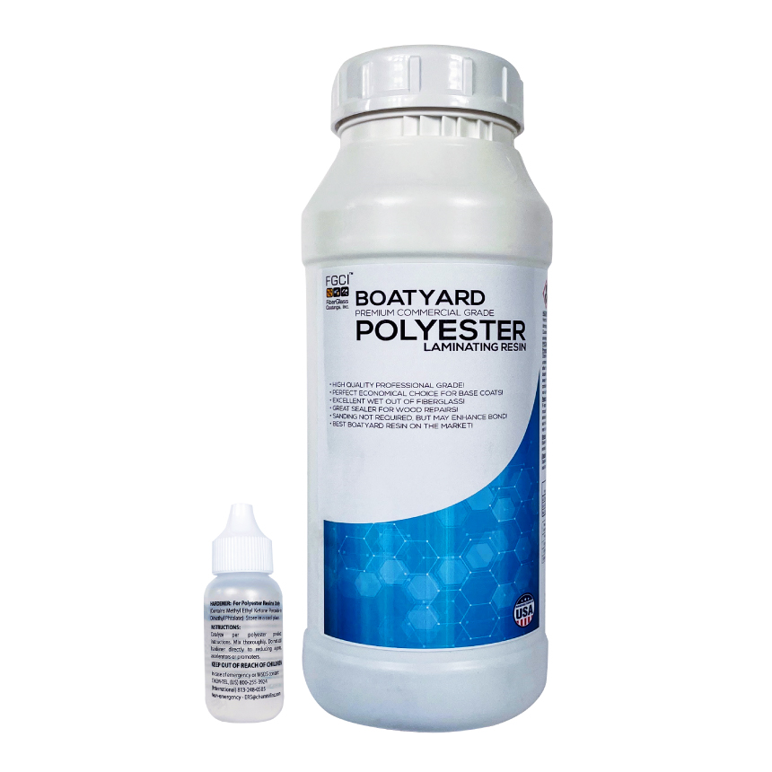 Boatyard Fiberglass Polyester Resin FGCI
