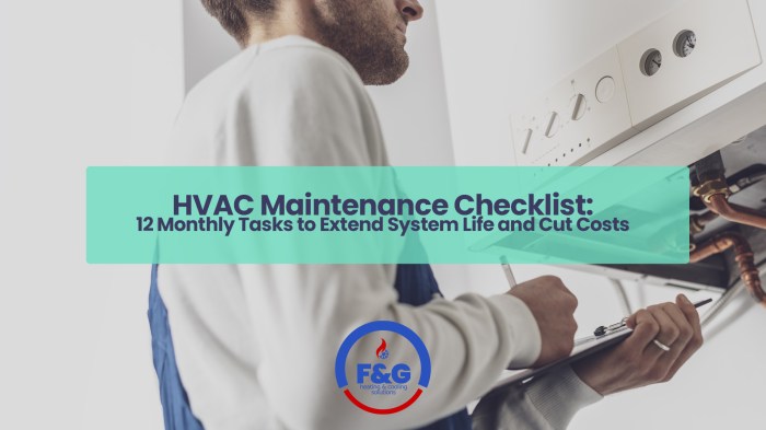HVAC Maintenance Checklist: 12 Monthly Tasks to Extend System Life and ...