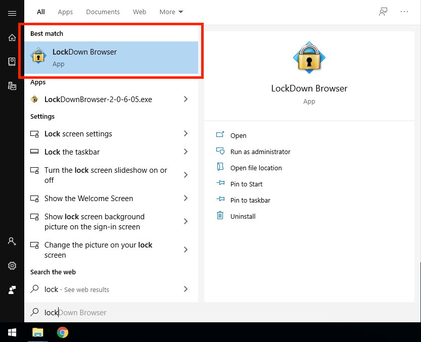 Installing Respondus Lockdown Browser for Windows Florida Gulf Coast