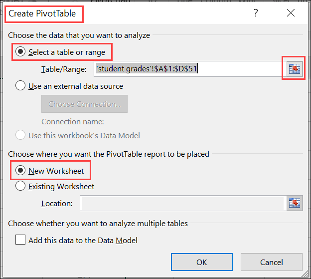How To Enable Data Model In Existing Pivot Table