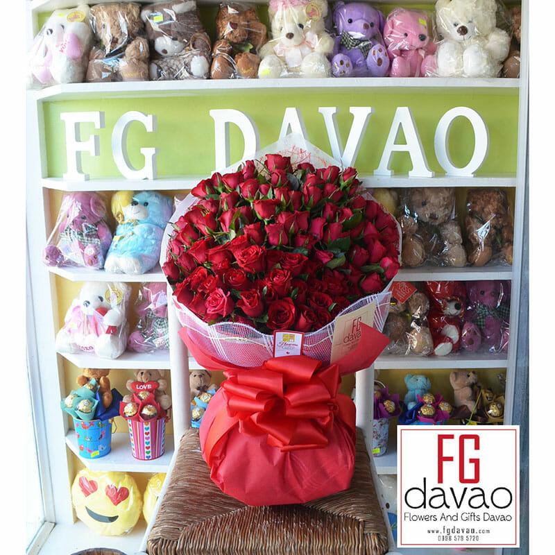 100 Roses FG Davao Flowers Gifts Delivery