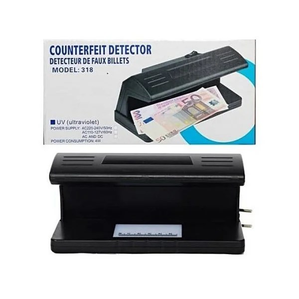 Counterfeit Money Detector UV Ultraviolet Light (Model 318) Fgee