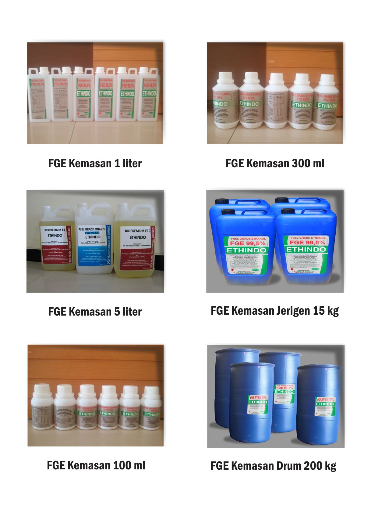 Produk Kami FUEL GRADE ETHANOL