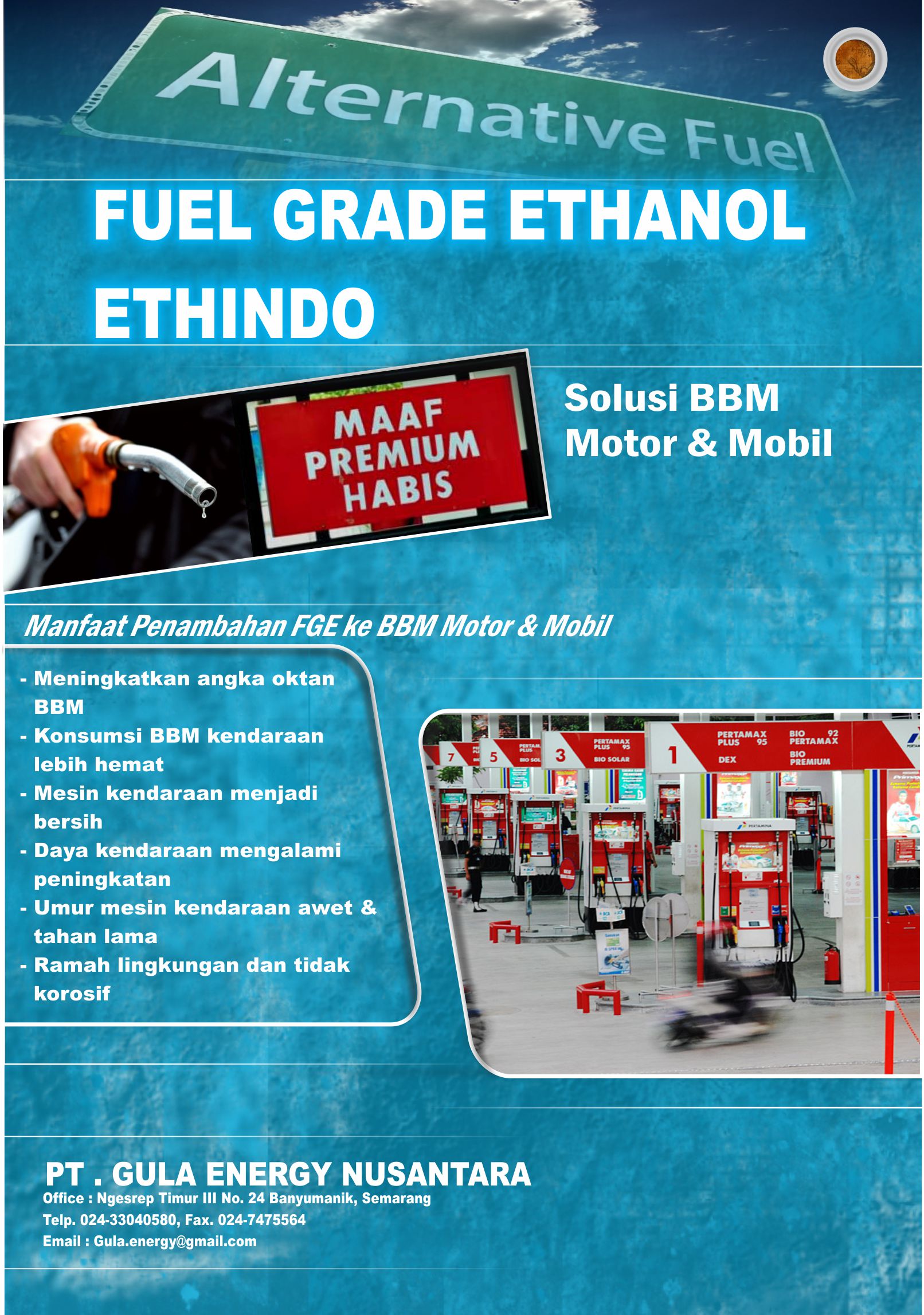 FUEL GRADE ETHANOL Fuel Grade Ethanol Ethindo