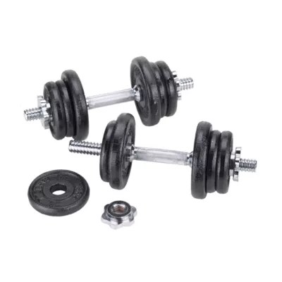 York 50 lb. Adjustable / Spinlock Dumbbell Set Sport Chek