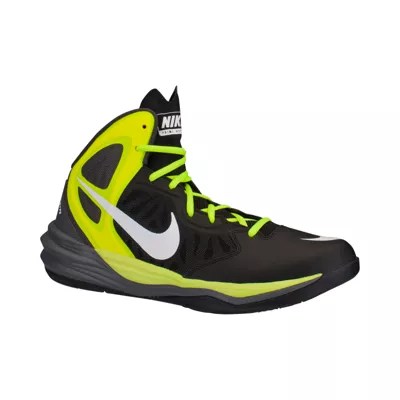 Nike Men's Prime Hype DF Basketball Shoes Black/Volt Green Sport Chek