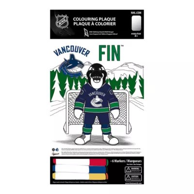 Vancouver Canucks Colouring Plaque Mascot Sport Chek