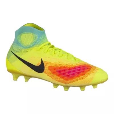 Nike Men's Magista Obra II FG Outdoor Soccer Cleats Volt Green/Blue