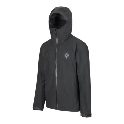 Black Diamond Men's Liquid Point GORETEX Hooded Rain Jacket