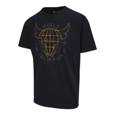 Under Armour Men's Project Rock World Champion T Shirt Sport Chek