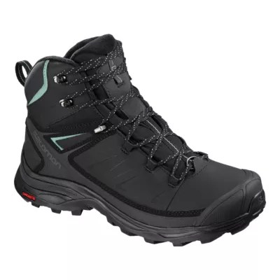 Salomon Women's X Ultra Mid ClimaShield Waterproof Winter Boot Black
