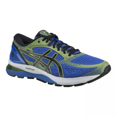 ASICS Men's Gel Nimbus 21 Running Shoes Blue/Black Sport Chek