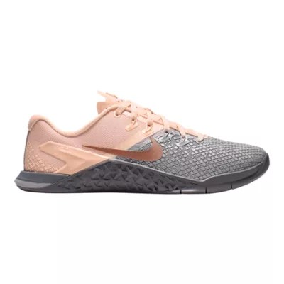 Nike Women's Metcon 4 XD Training Shoes Grey/Red/Bronze Sport Chek