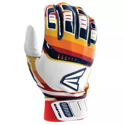 Easton WalkOff Batting Glove White/Orange/Navy Sport Chek