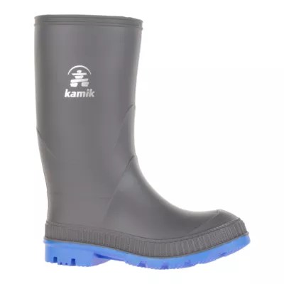 Kamik Kids' PreSchool/Grade School Stomp Rubber Rain Boots, Boys'/Girls', Waterproof Sport Chek