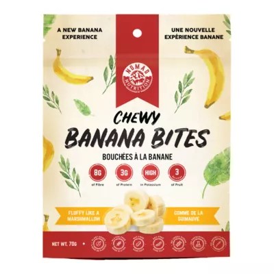 Nomad Nutrition Dehydrated Chewy Banana Bites Sport Chek