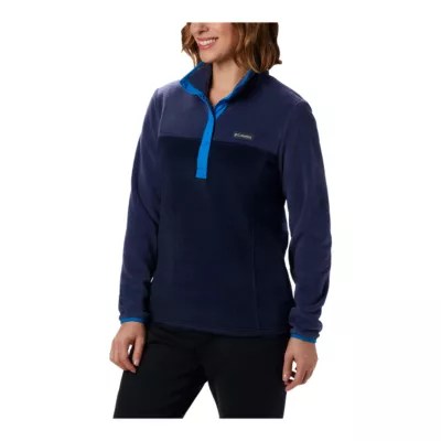 Columbia Women's Benton Springs Half Snap Fleece Pullover Dark