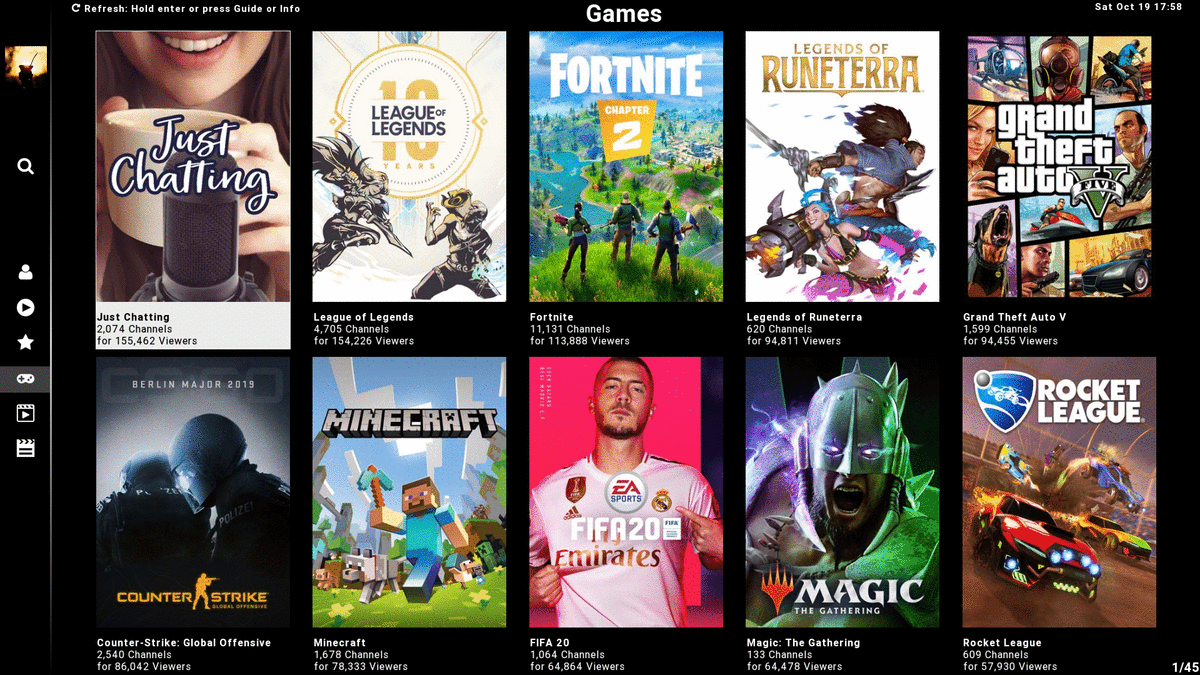 smarttvtwitch Twitch client for Samsung Smart TVs 2015 and newer