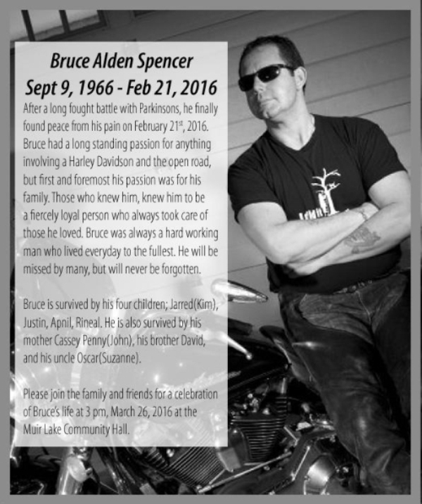 Bruce Alden Spencer FOUNTAIN GARDEN FUNERAL SERVICES INC.