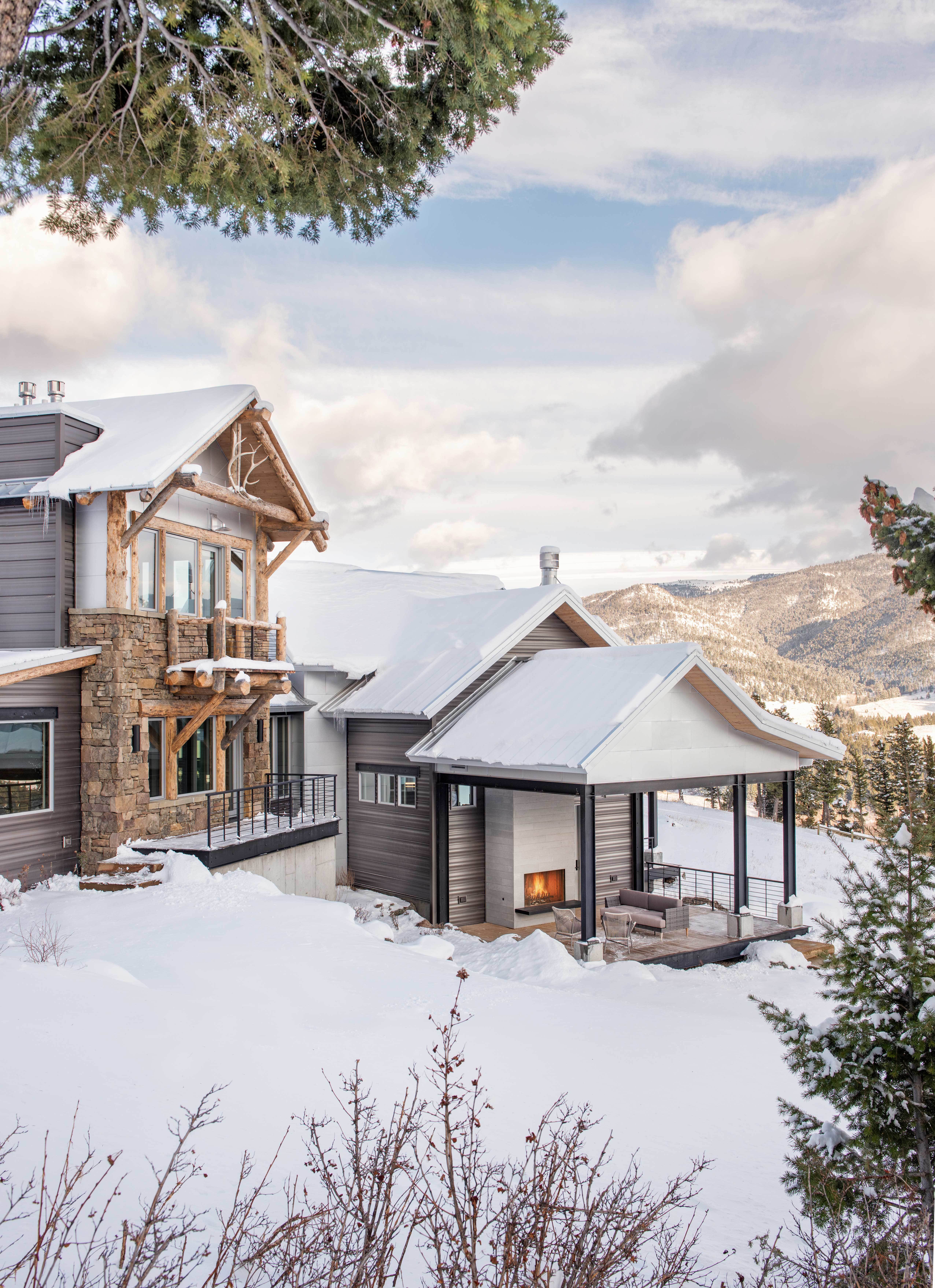 Bridger Canyon Residence Faure Halvorsen